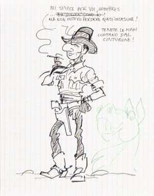 Autoritratto nei panni di Tex Willer