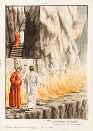 Scarpelli Tancredi - La Divina Commedia - Purgatorio