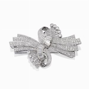Spilla con diamanti, 1950 circa