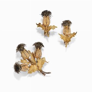A 18K two-color gold demi-parure, Mario Buccellati