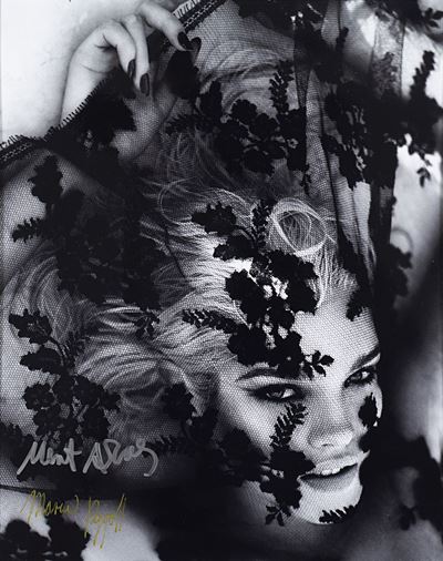 Woman in Black Veil