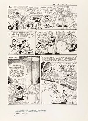 Topolino e il messaggio nella mandorla