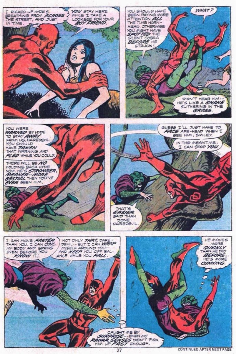 Bob Brown - Daredevil - The Concrete Jungle!