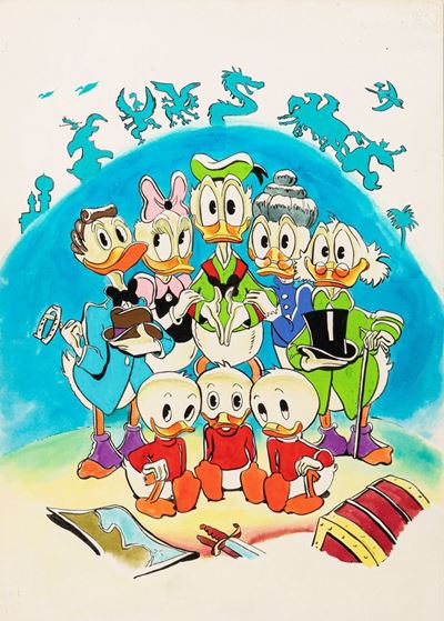 Family Portrait After Carl Barks