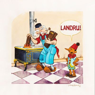 Pinocchio e Geppetto