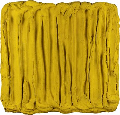 Jaune, tecnica mista su tavola, 1969