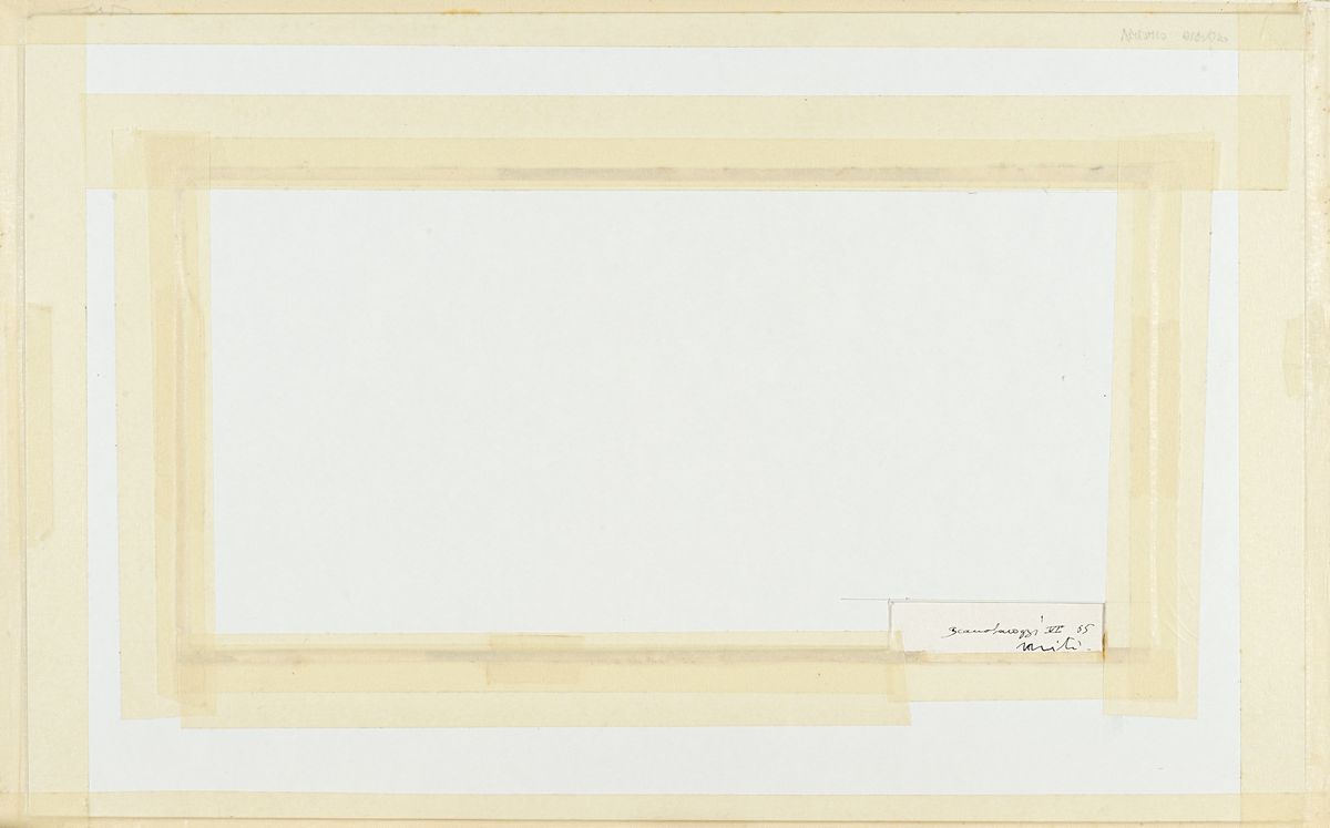 Antonio Scaccabarozzi - Senza titolo, collage su carta