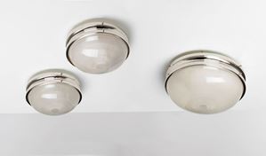 Three ceiling lamps