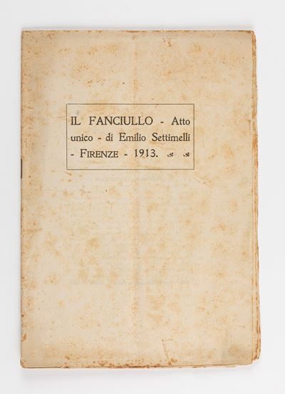 Il Fanciullo (1913), olio su tavola, cm 25 x 18 ca.