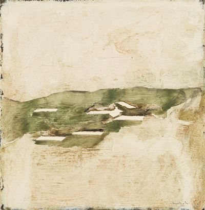 Senza titolo, tecnica mista su cartoncino, 1973