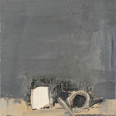 Natura morta (1965), olio su tavola