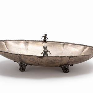 A silver centrepiece, Italy 20th Century