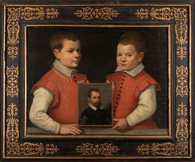 Autoritratto del Pittore con i Due Figli