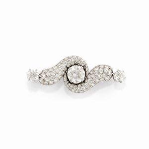  - Spilla con diamanti