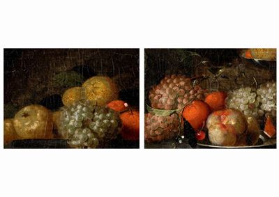 Due Nature Morte di Frutta, En Pendant