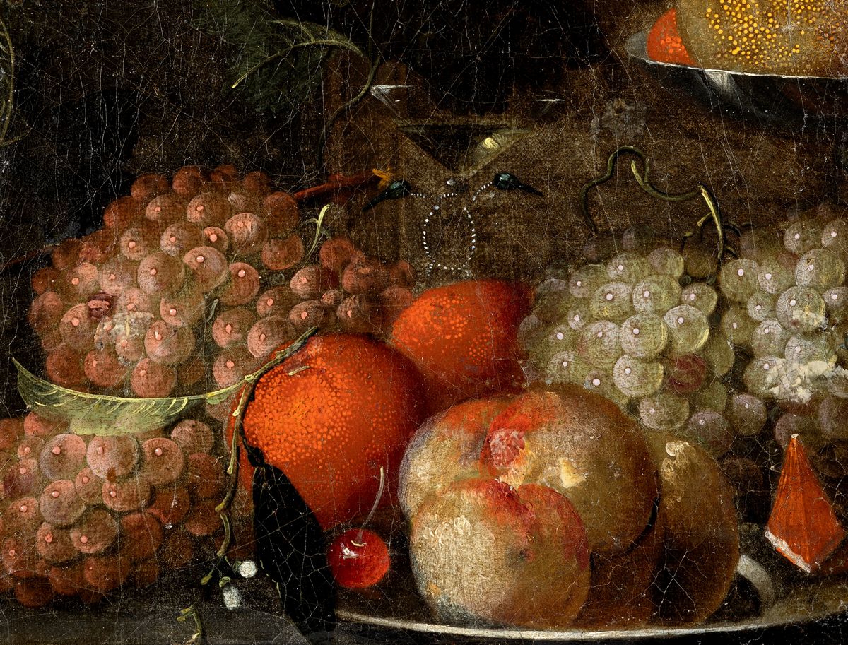 Scuola Italiana, Secolo XVII - Due Nature Morte di Frutta, En Pendant