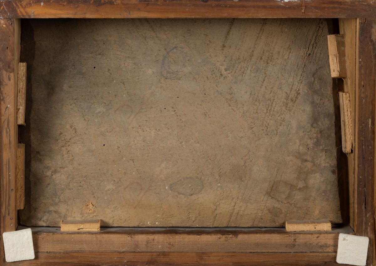 Scuola Lombarda, Secolo XVI - Ritratto di Condottiero con Elmo a Forma di Animale Marino Fantasti...