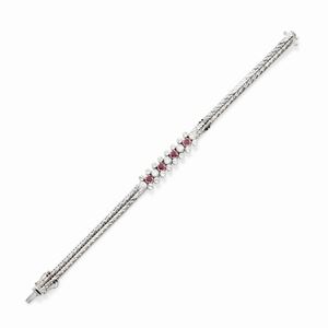  - Bracciale con rubini