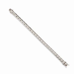  - Bracciale tennis con diamanti