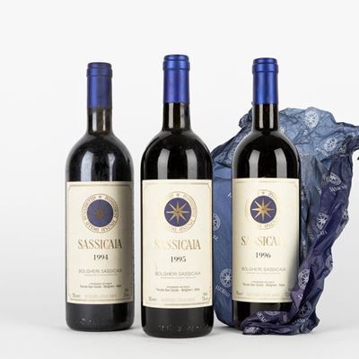 Sassicaia 1994-1995-1996 (3 Bt)