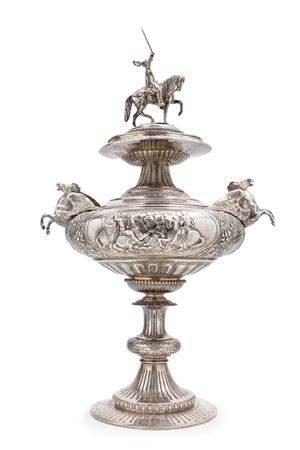 A silver centerpiece, Stephen Smith, 1868
