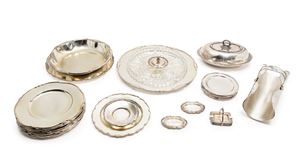 A silver table service, Italy 20th Century